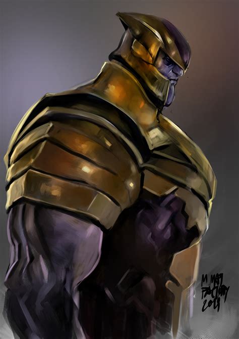 Artstation Fan Art Thanos