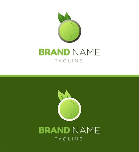 Premium Vector Cafe Latte Logo Template Green Matcha Logotype Green