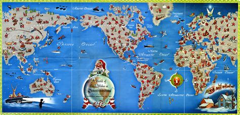 Santa Map 1955 Santa Map Produced By The General Drafting Flickr