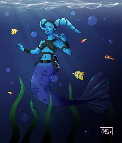 Artstation Twilek Mermaid For Mermay 2021