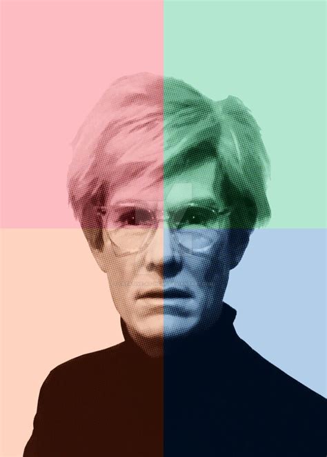 Andy Warhol Pop Art Portrait By Creative At Home On Inspirationde