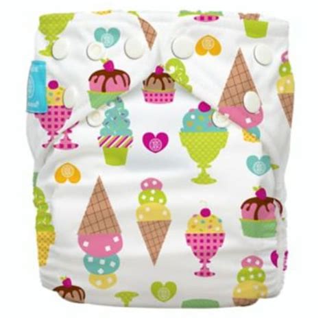 Charlie Banana All In One One Size Gelato Reusable Cloth Diaper With