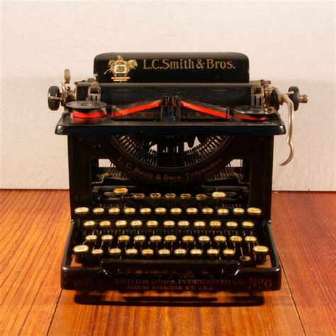 Antique Typewriter Lc Smith And Bros No8 Oldschooltypers
