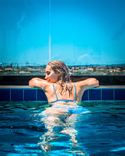 Free Images Water Blue Swimming Pool Swimwear Leisure Sea Beauty Fun Vacation Girl
