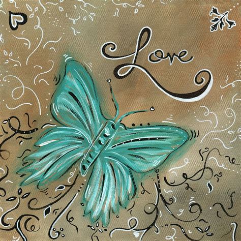 Live And Love Butterfly By Madart By Megan Duncanson Butterfly