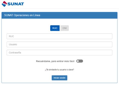 Como modificar datos desde SUNAT Tributación