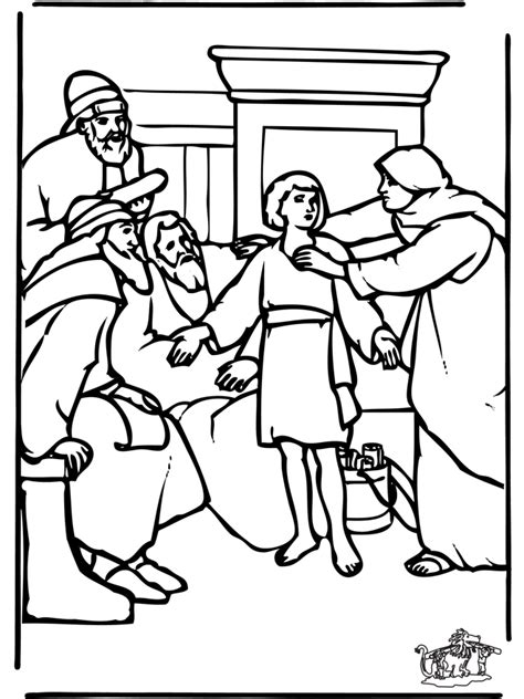 Boy Jesus In The Temple Coloring Page Coloring Home