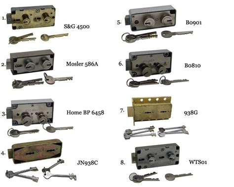 Typically, each comes with two keys needed to open the box: Cheap Price Bank Safe Deposit Key Lock 568a For Public ...