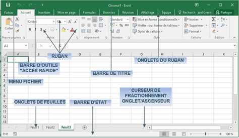 Tutoriel Excel 2016 N1 A La Fenêtre Excel