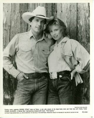 George Strait Isabel Glasser Pure Country Original Press X Movie Photo Autographia
