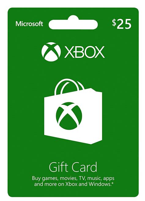Makes a great gift for gamers. Buy Xbox Live Gift Card $25 USA and download