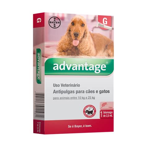 Antipulgas Advantage Para Cães De 10 A 25kg 25ml Bayer