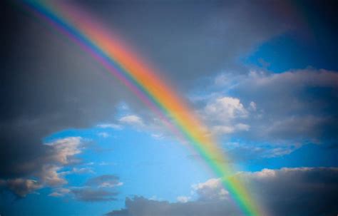 Tumblr Rainbow Wallpaper Rainbow Sky And Clouds