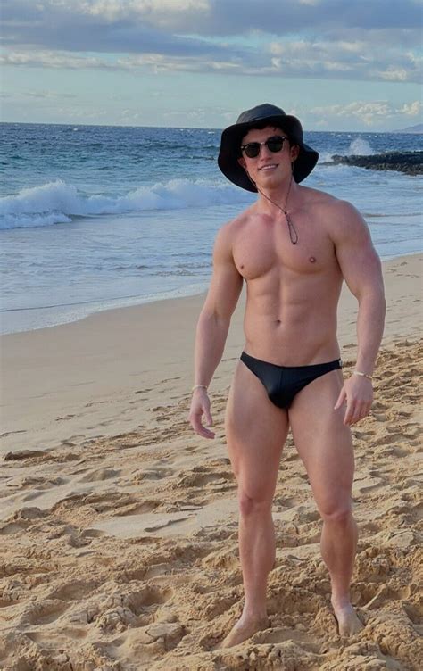 Shirtless Male Muscular Bare Foot Bikini Physique Phnix