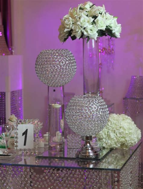 4pcs Lot Diameter 20cm Wedding Decoration Crystal Ball Centerpiece T