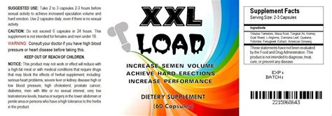 Xxl Load Semen Volumizer For Men Increase Ejaculation Load Volume