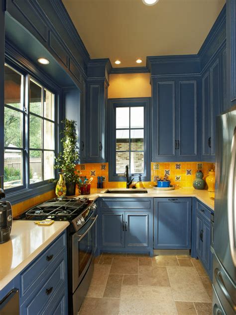 Blue Kitchen Cabinets Home Design Ideas Pictures Remodel And Decor
