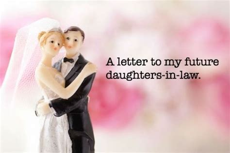 A Letter To My Future Daughter In Lawdiabolically Funny Things