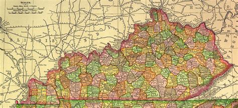 1895 Railroad Map Of Kentucky Brianswan Flickr