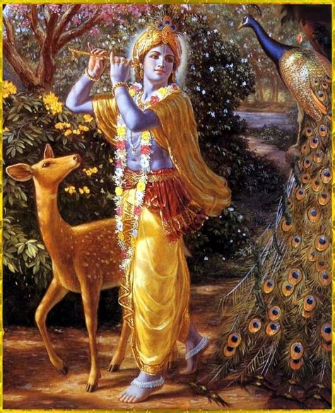 Lord Krishna With Flute By Virumandi1 Rhinduart