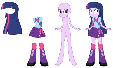 Equestria Girls Base Twilight Sparkle By Bananimationofficial On
