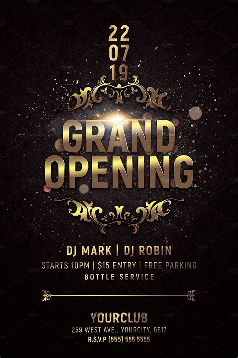 Grand Opening Party Flyer Party Flyer Grand Opening Grand Opening Party