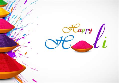 Holi Card With Powder Color 106482 Vector Art At Vecteezy