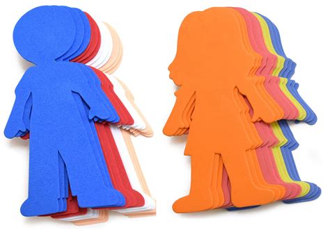 Foam Cut Out People Die Cut Kids Cut Out Shapes Classroom Cutouts Of