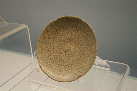 Yuan Ge Ware Foliated Dish Shanghai Museum Pottery Gallery Flickr