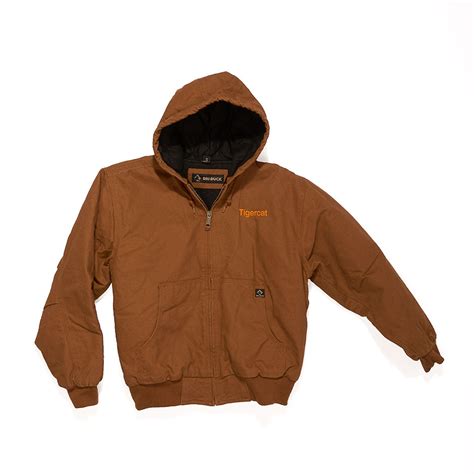Tough Duck Hooded Bomber Jacket Brown Tigercat Outfitters