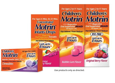 Motrin® Dosage And Samples Johnson And Johnson Pediatrics Samples For