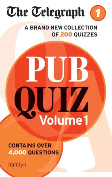 The Telegraph Pub Quiz Volume 1 By Telegraph Media Group Ltd Ebook Barnes And Noble®