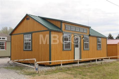 16x32 Utility Cabin 40yr Metal Roof 612 Roof Pitch 716 Osb Roof