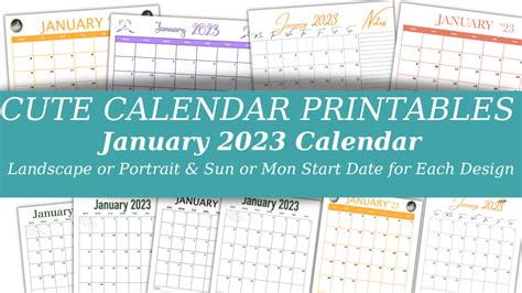 Free Cute February 2023 Calendar Printables — Printablesbuzz