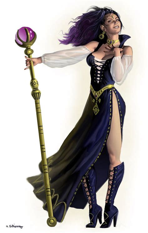 Sorceress Eissa Female Character Concept Fantasy Art Women