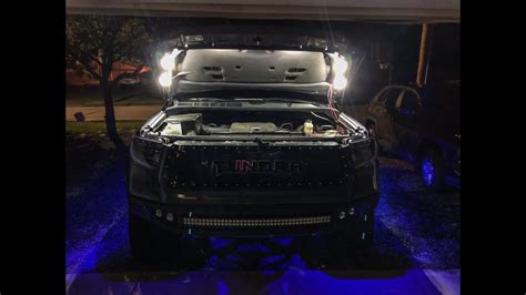 Engine Bay LED Install (2020 Toyota Tundra) - YouTube