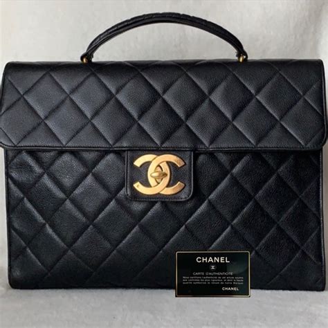 Chanel Bags Chanel Caviar Quilted Diamond Stitch Briefcase Bag Poshmark