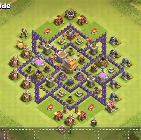 New top strategy town hall base layouts war provide for you for free with the convenience that is quite satisfying for you to enjoy without an internet connection. 12+ Best Town Hall 7 Farming Base 2020 | COCWIKI
