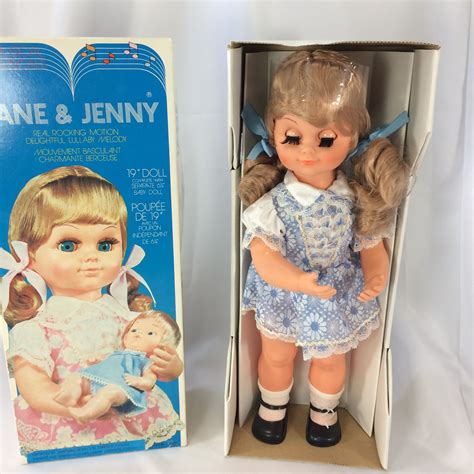 Jane And Jenny Doll Musical Rocks Original Box Etsy Canada Dolls