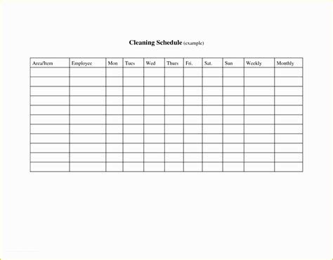 Blank Work Schedule Template Free Of 10 24 Hour Work Schedule Template