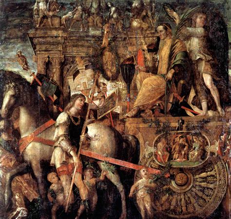 Julius Caesar On A Triumphal Car 1490 1506 Andrea Mantegna
