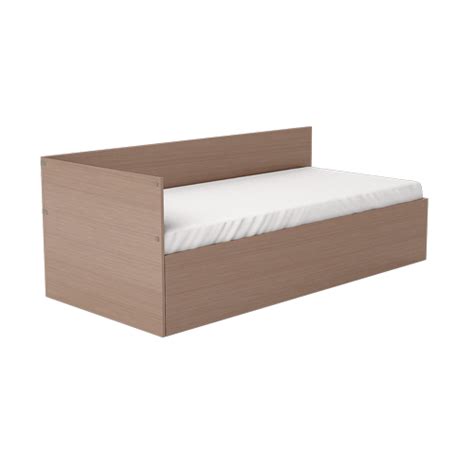 Buy Diwan Single Size Bed With Storage In Walnut 8 Percent Discount