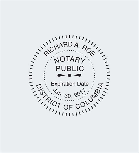 Washington DC Notary Seals | NNA