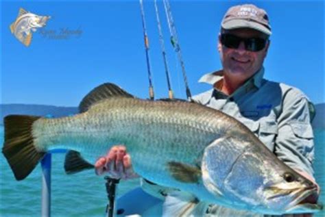 Big Barramundi Fishing Action Ryan Moody Fishing