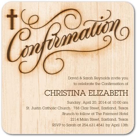 Choose a check box below to filter by the recipient. Exquisite Engraving - Confirmation Invitations in Sand | Magnolia Press | Confirmation ...