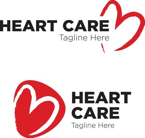 Premium Vector Heart Care Logo Vector