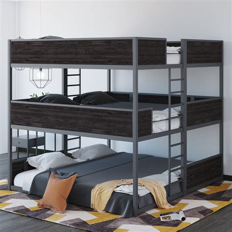 3 Bed Bunk Bed Wall Bed Sed Montonca