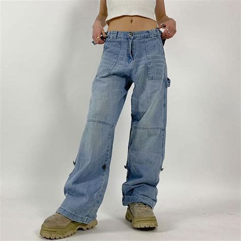 Sosana Low Waist Washed Straight Fit Jeans Yesstyle