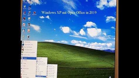 Windows Xp Mit Open Office In 2019 Youtube