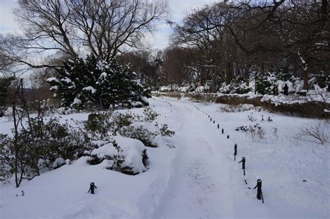 Fort Tryon Park Winter Editorial Photography Image Of Fort 66065997